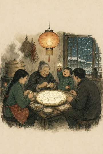 饺子 — Dumplings, HSK 2